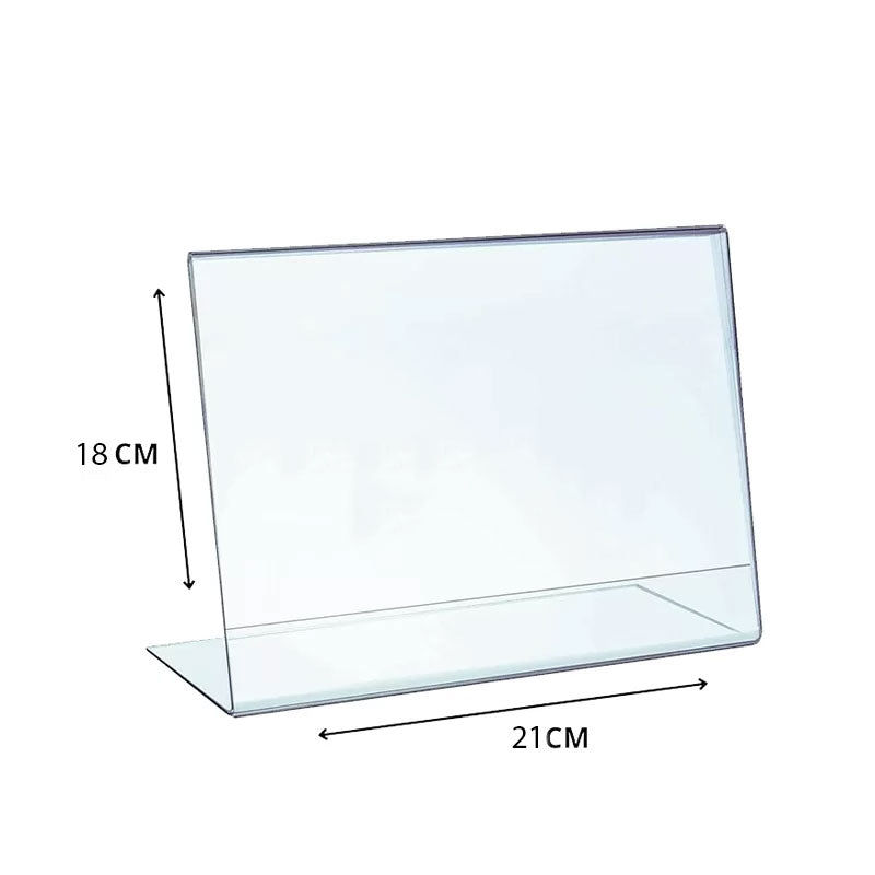 Porte affiche Transparent 18x21cm Bureau prix tunisie