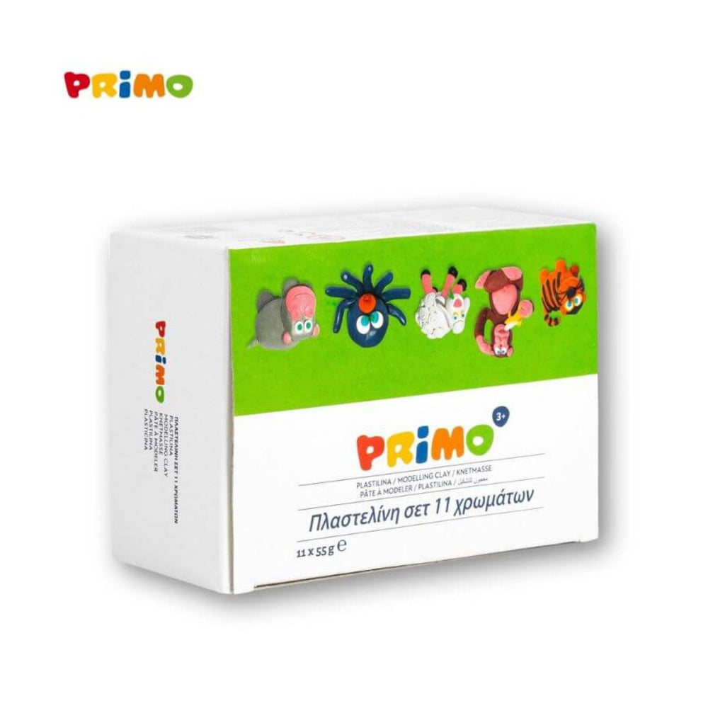 PRIMO – Pâte à Modeler Plastilina (11 Couleurs – 605g) Bureau prix tunisie