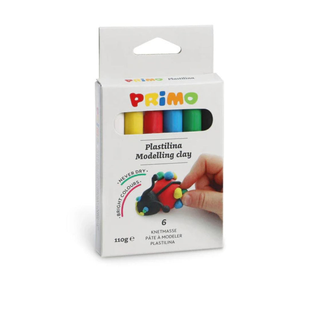 PRIMO – Pâte à Modeler Plastilina (6 Couleurs – 110g) Bureau prix tunisie