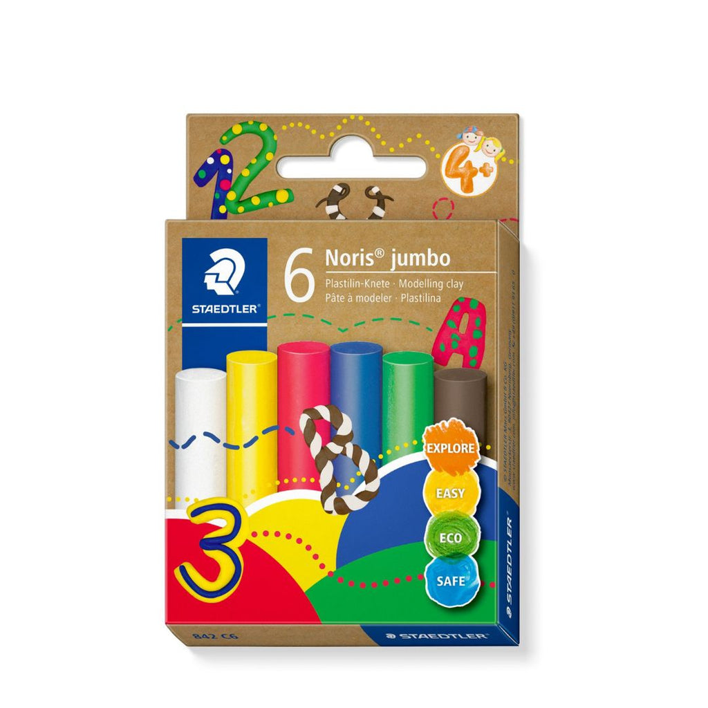 STAEDTLER Noris Club – Pâte à Modeler Souple (6 Couleurs) Bureau prix tunisie