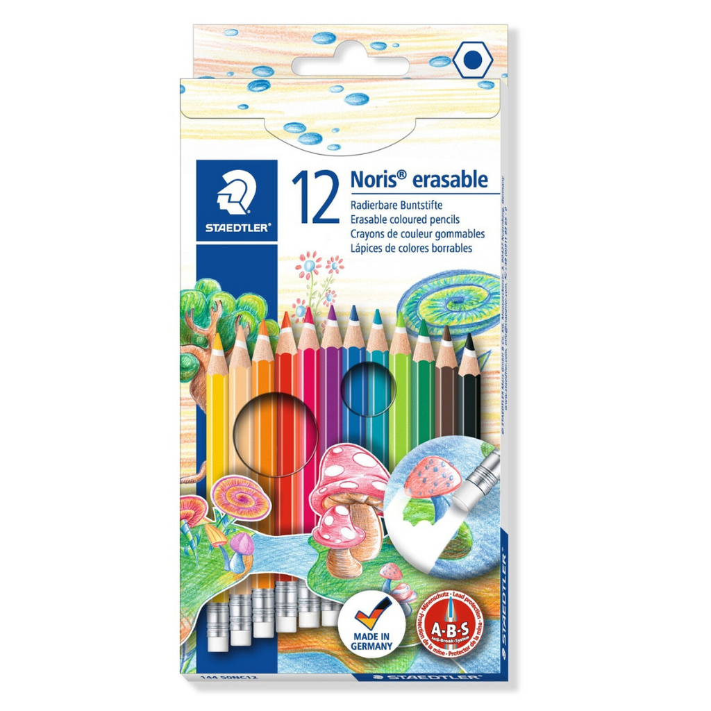 Staedtler Noris® Erasable – Crayons de couleur (12 pièces) Bureau prix tunisie