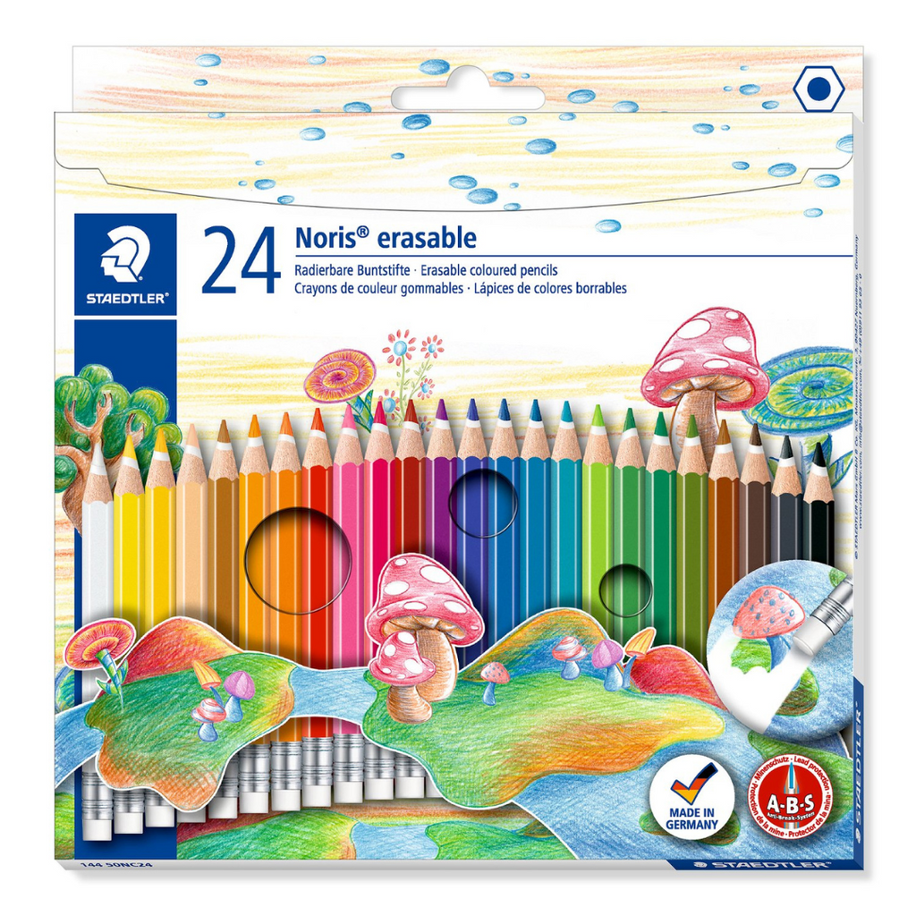 Staedtler Noris® Erasable – Crayons de couleur (24 pièces) Bureau prix tunisie