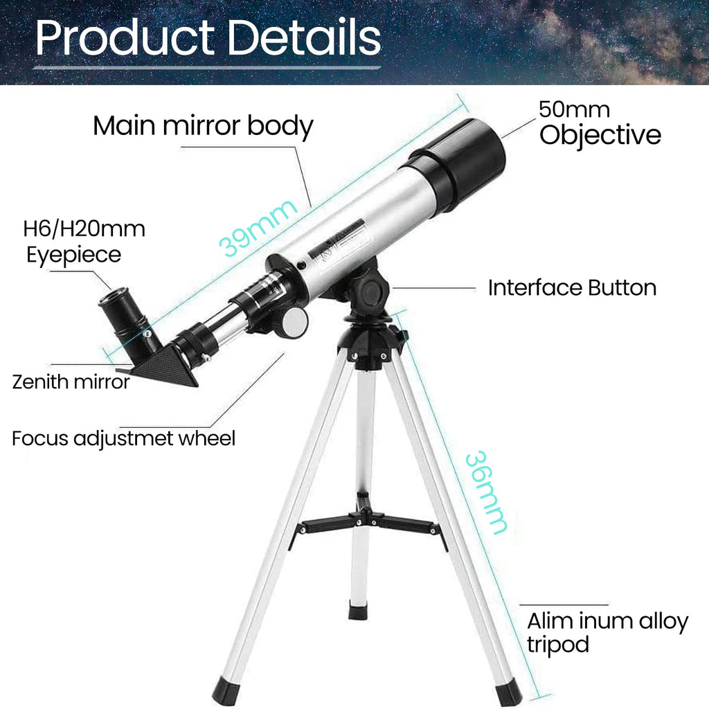 🔭 Télescope Uverbon 360/50mm 90x HD Bureau prix tunisie
