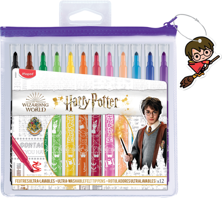 Trousse Feutres Harry Potter Ultra-Lavables 12pcs - Maped Bureau prix tunisie