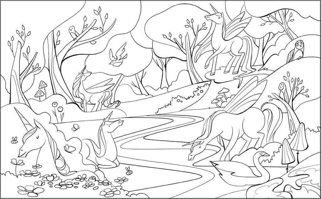 🦄 Unicorns livre de coloriage Bureau prix tunisie