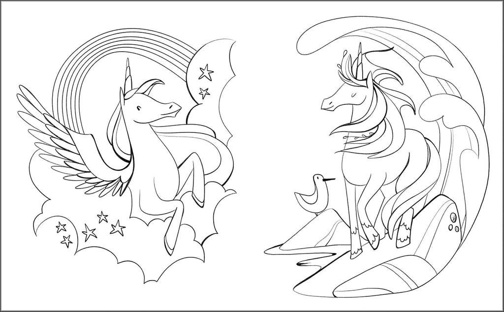 🦄 Unicorns livre de coloriage Bureau prix tunisie