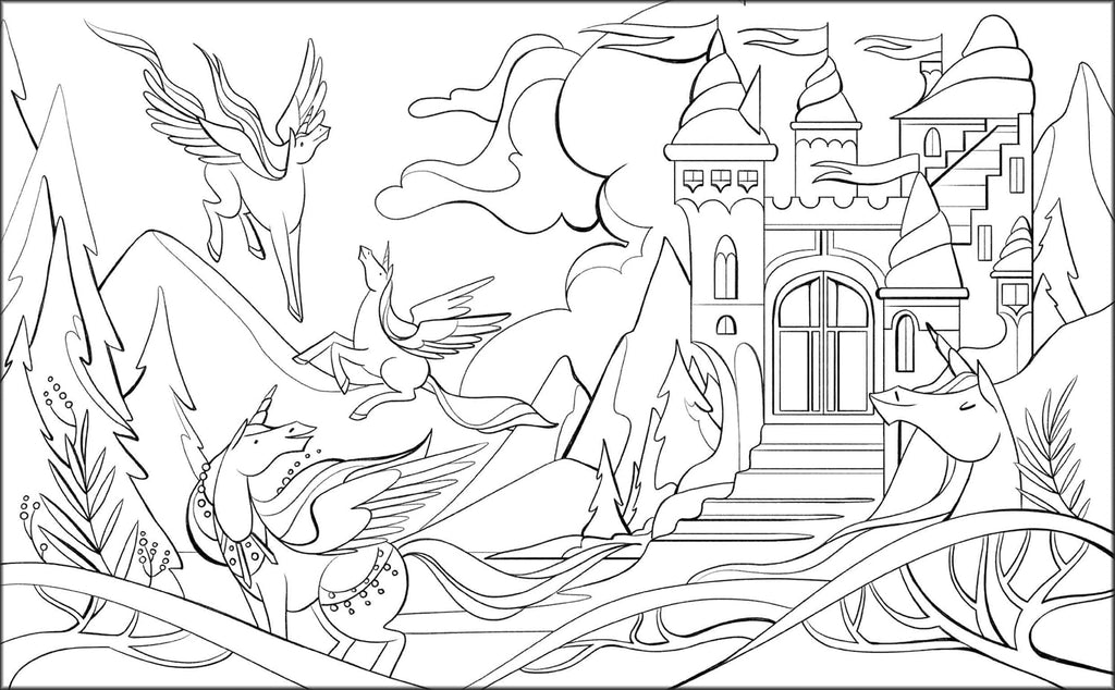 🦄 Unicorns livre de coloriage Bureau prix tunisie