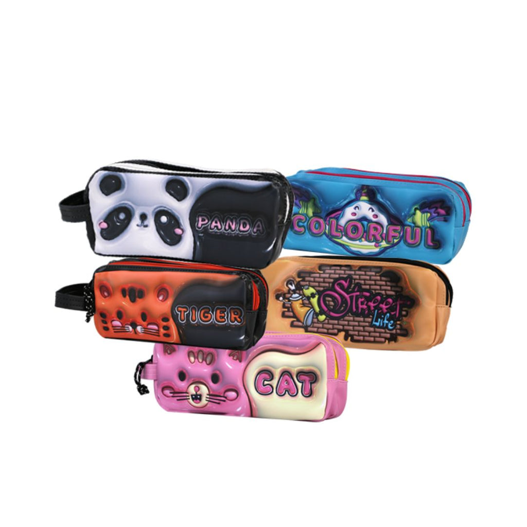 Trousse Scolaire 3D Animaux & Graffiti Bureau prix tunisie