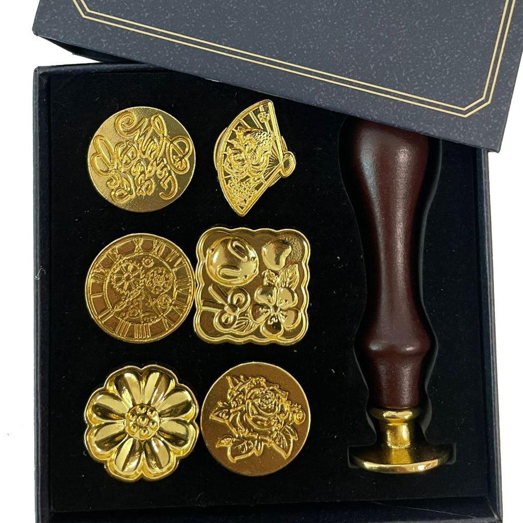 Coffret Tampons en Cire Vintage – 7 Pièces plume Bureau prix tunisie