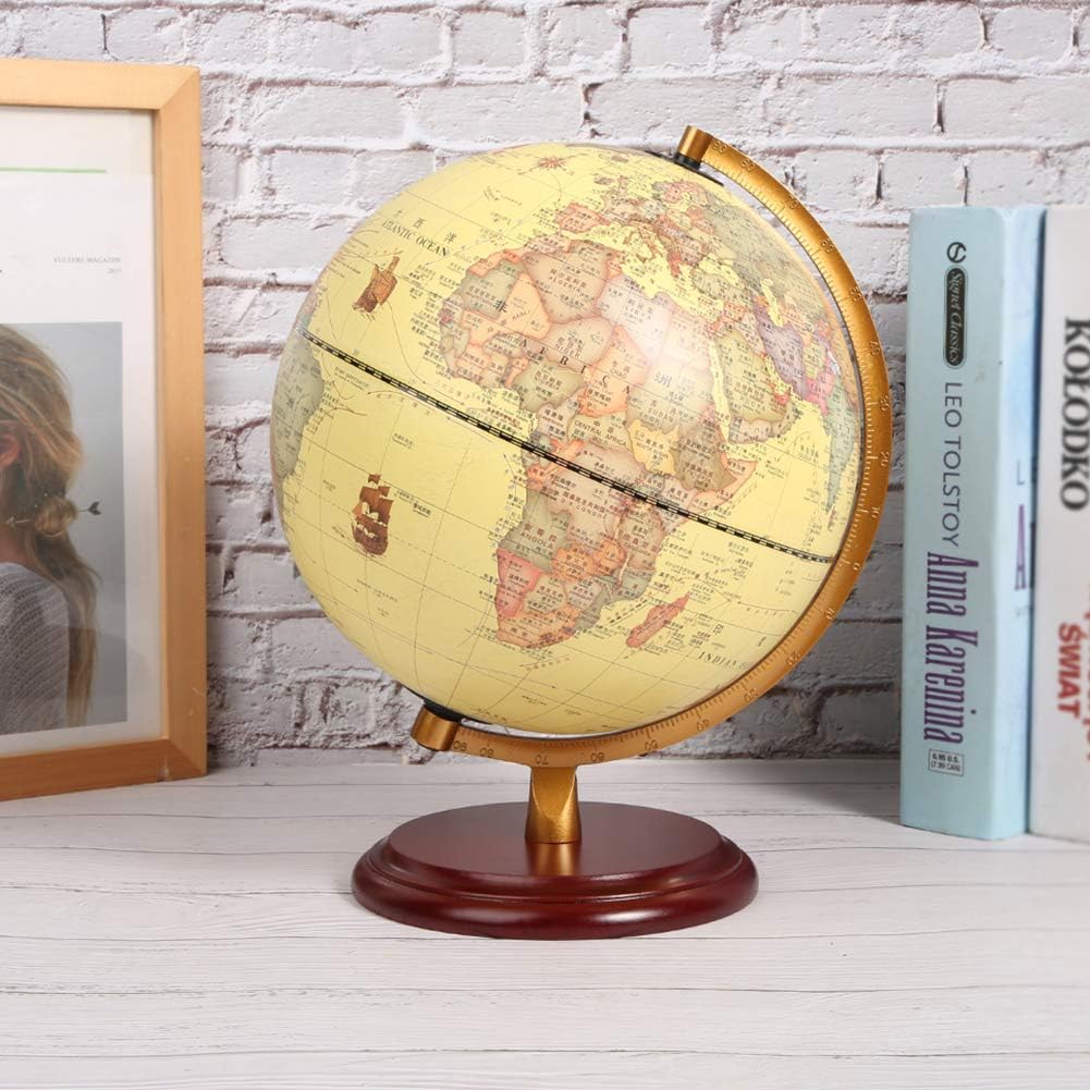 Globe Antique 3D Pivotant Éducatif Terrestre plume Bureau prix tunisie