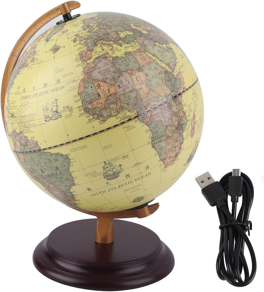 Globe Antique 3D Pivotant Éducatif Terrestre plume Bureau prix tunisie