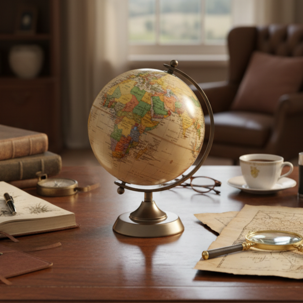 Globe terrestre en arabe - 20cm plume Bureau prix tunisie