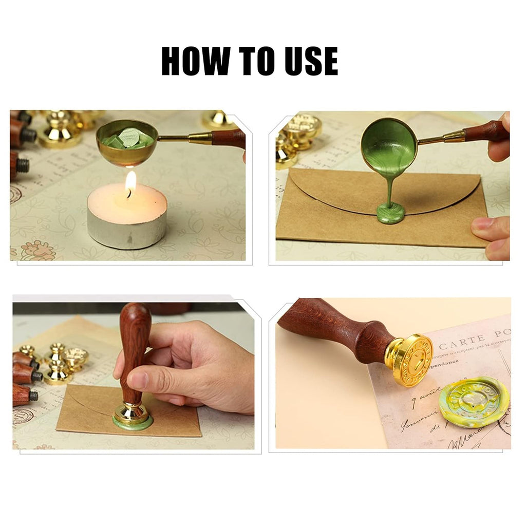Kit de Cire à Cacheter de Luxe vert – L'Élégance Intemporelle à Portée de Main plume Bureau prix tunisie