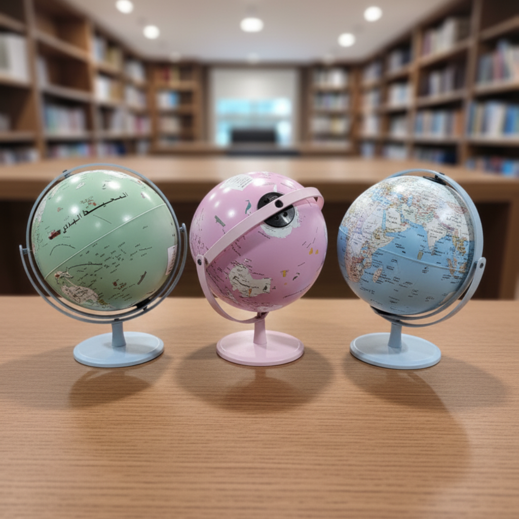 Globe terrestre en arabe 360° plume Bureau prix tunisie