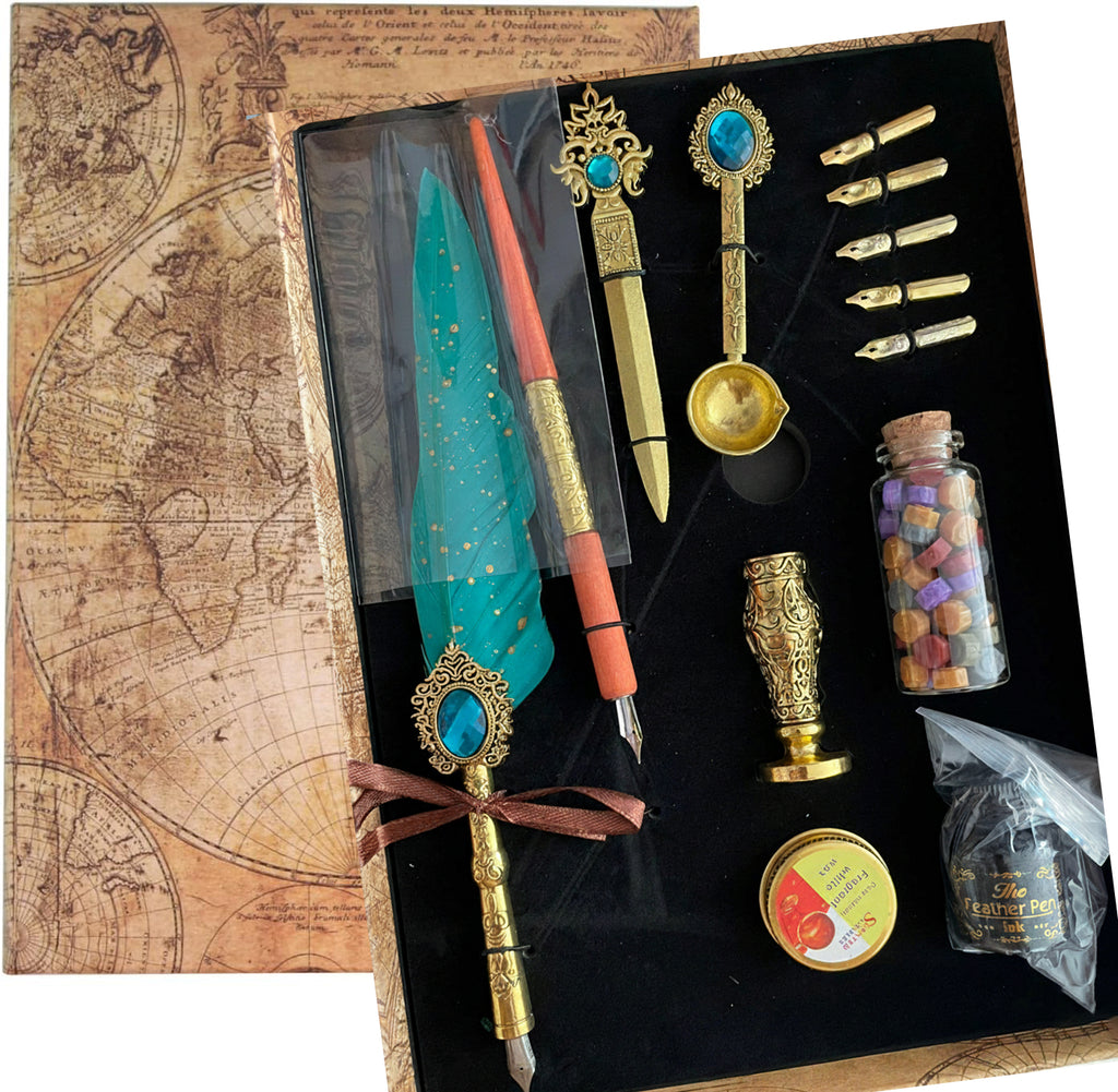 Stylo plume à plume pour calligraphie, fait à la main, stylo plume stylo à encre antique plume Bureau prix tunisie