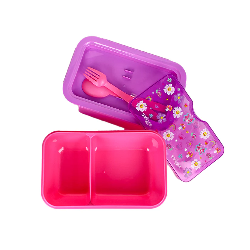 Pack Boite à Repas + Gourde Smiggle flowers porte gouter Bureau prix tunisie