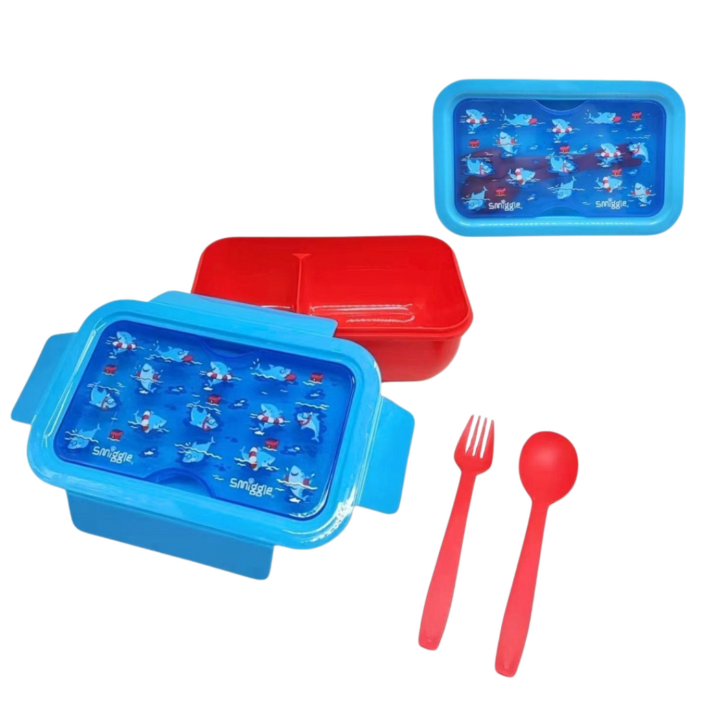 Pack Boite à Repas +gourde Smiggle Shark porte gouter Bureau prix tunisie