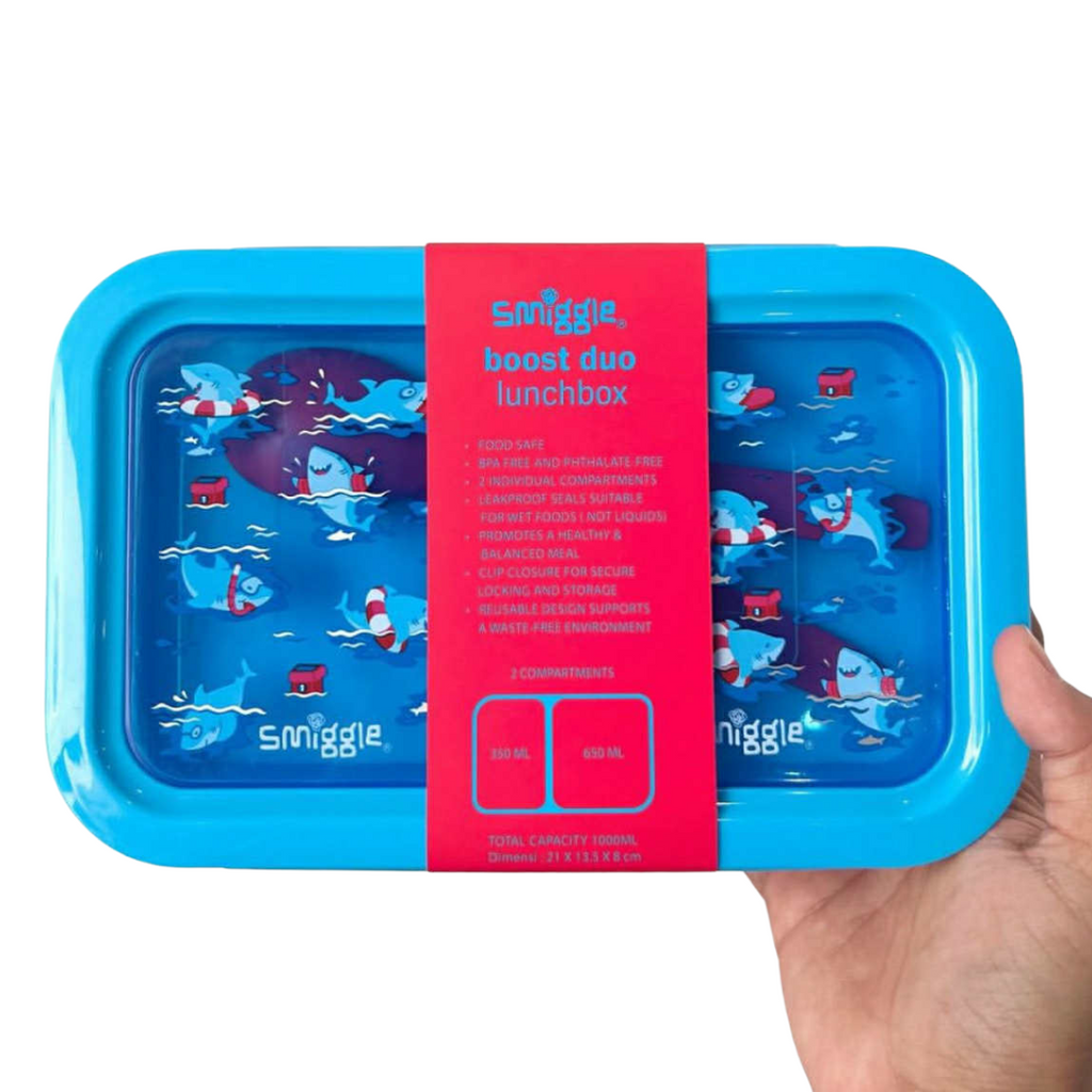 Pack Boite à Repas +gourde Smiggle Shark porte gouter Bureau prix tunisie