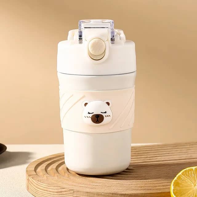 Tasse thermos à café en acier inoxydable - 450ml Beige porte gouter Bureau prix tunisie