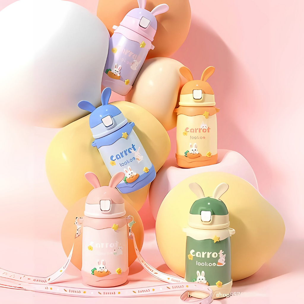 Bouteilles d'eau à paille Carotte 500 ML porte gouter Bureau prix tunisie