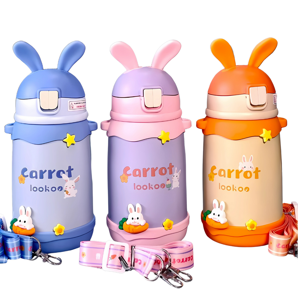 Bouteilles d'eau à paille Carotte 500 ML porte gouter Bureau prix tunisie