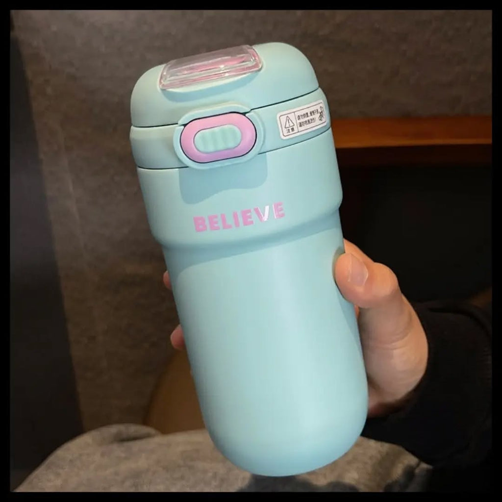 Mug Thermos en Acier Inoxydable 350ml🥤 sky blue porte gouter Bureau prix tunisie