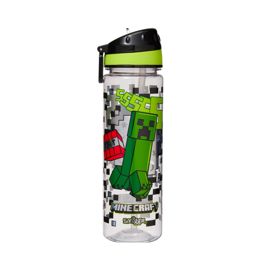 Bouteilles d'eau à paille smiggle 650 ML Minecraft porte gouter Bureau prix tunisie