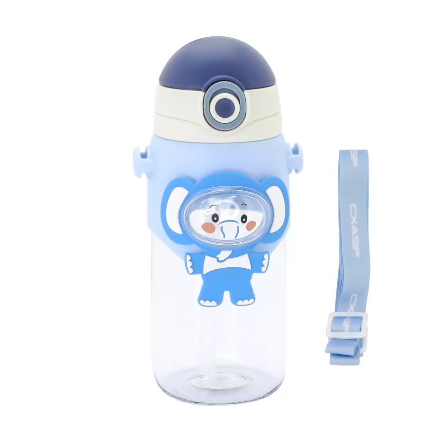 Gourde Enfant 3D Pop-Top avec Sangle — Tigre / Lapin / Éléphant Éléphant porte gouter Bureau prix tunisie