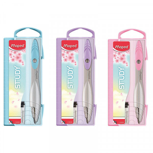 Compas Study Pastel Avec Mines - Maped Bureau prix tunisie