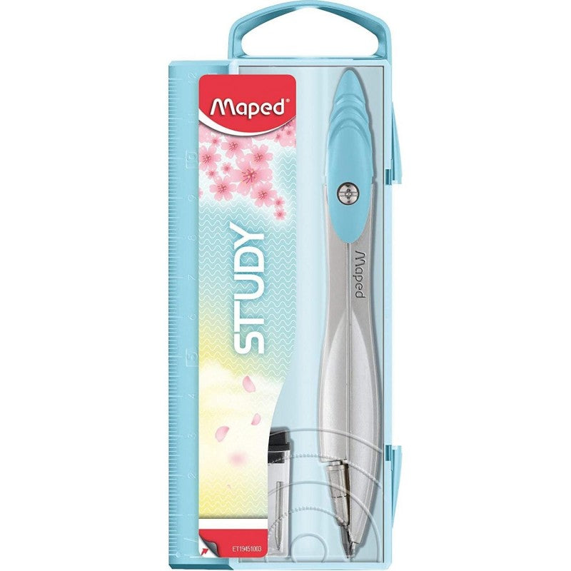 Compas Study Pastel Avec Mines - Maped Bleu Bureau prix tunisie