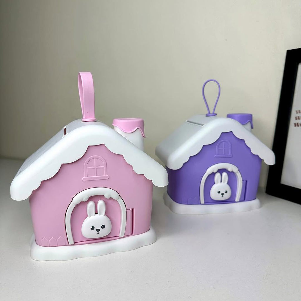 Tirelire en forme de maison violette pour enfants Bureau prix tunisie