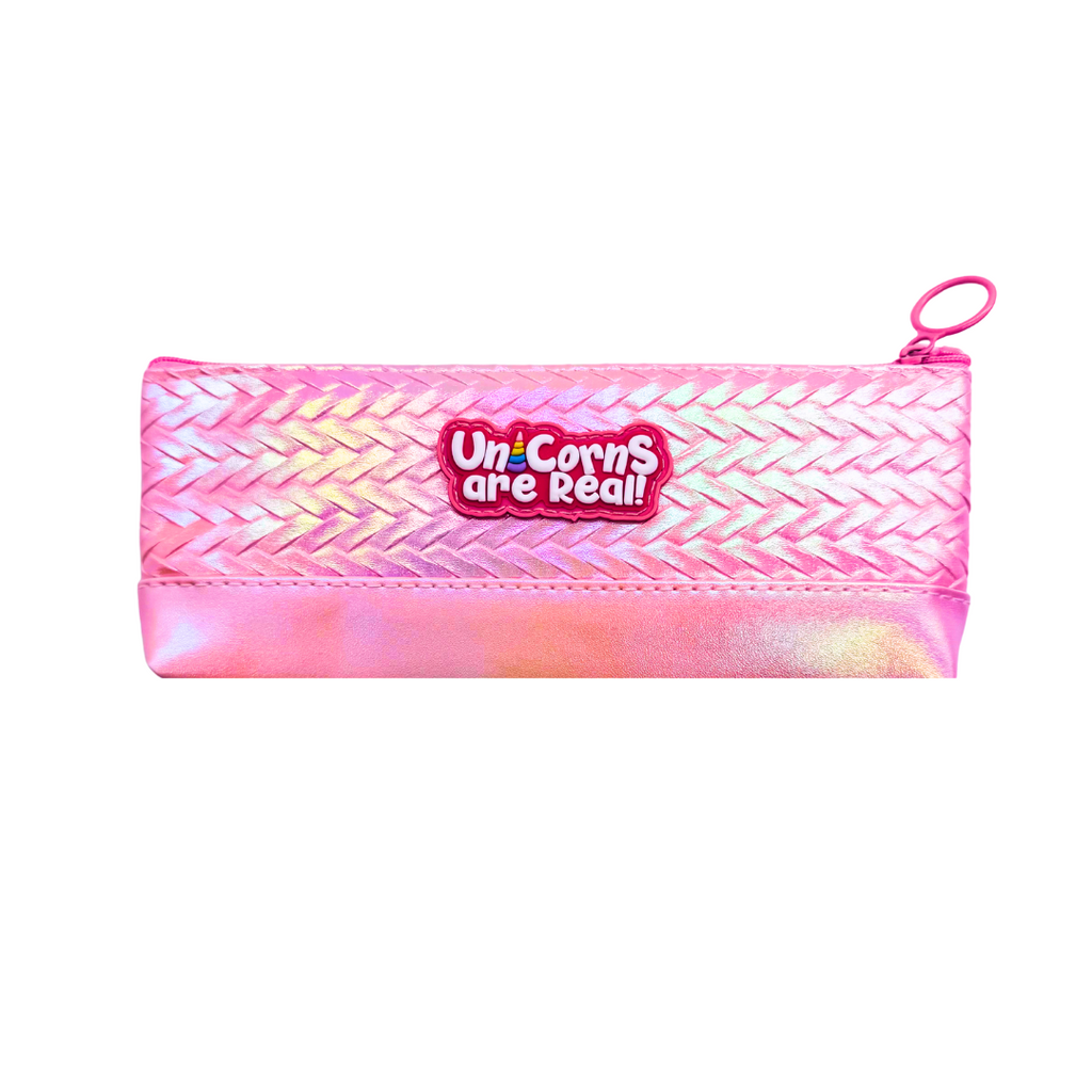 Trousse Unicorne Holographique Rose Bureau prix tunisie