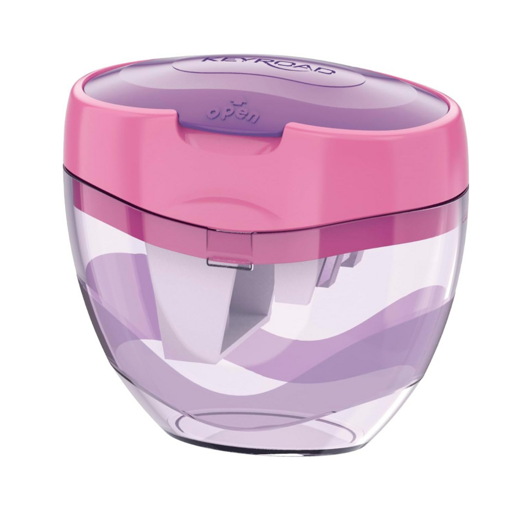 Taille-crayon KEYROAD Tri 3 trous (tons pastel) Rose Violet Bureau prix tunisie