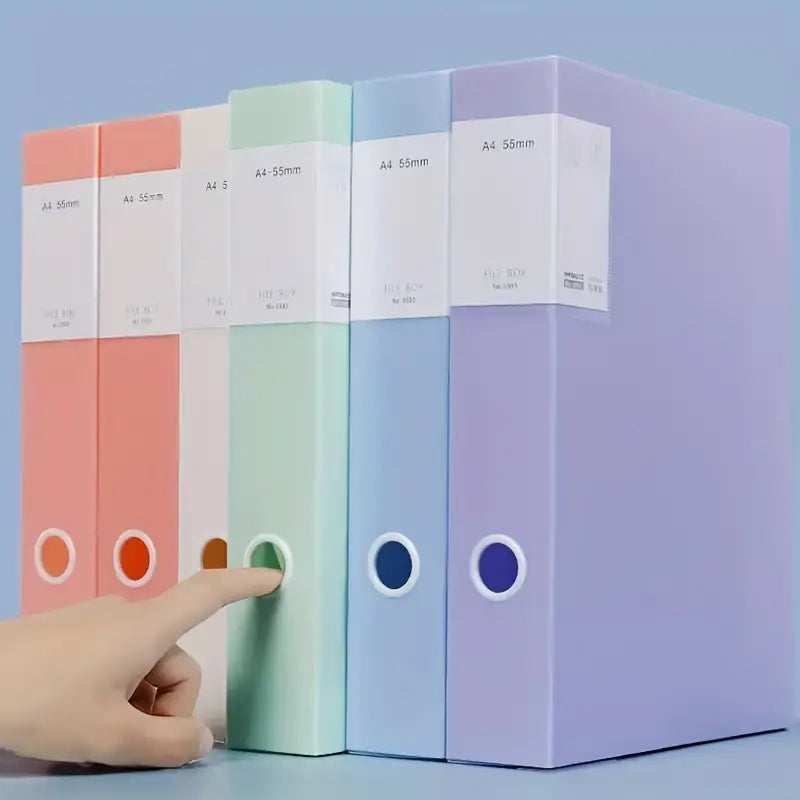 Boîte de classement – Organisez avec style (Back width 5.5cm/2.17in) 📰 Bureau prix tunisie