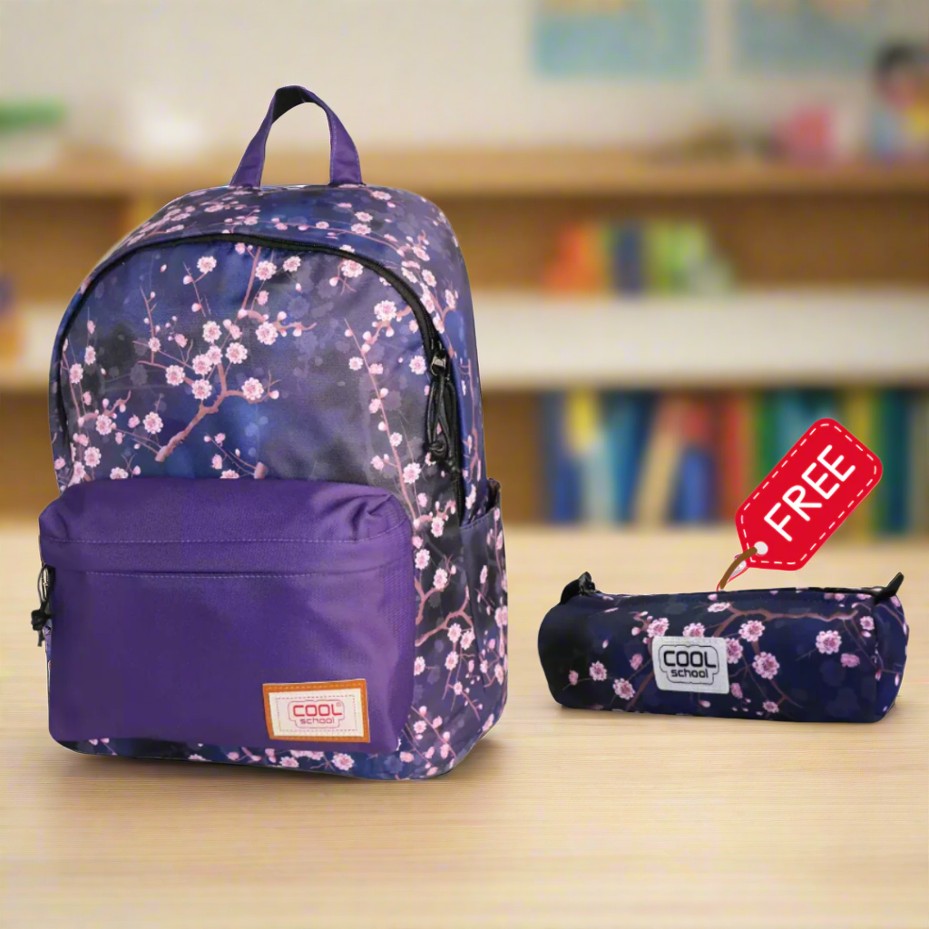 Sac à Dos + Trousse gratuit Purple Bureau prix tunisie