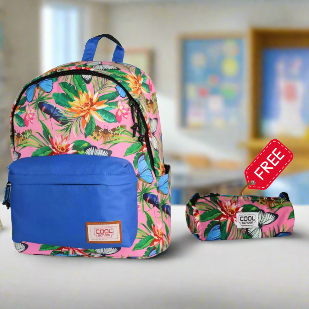 Sac à Dos + Trousse gratuit sky blue Bureau prix tunisie