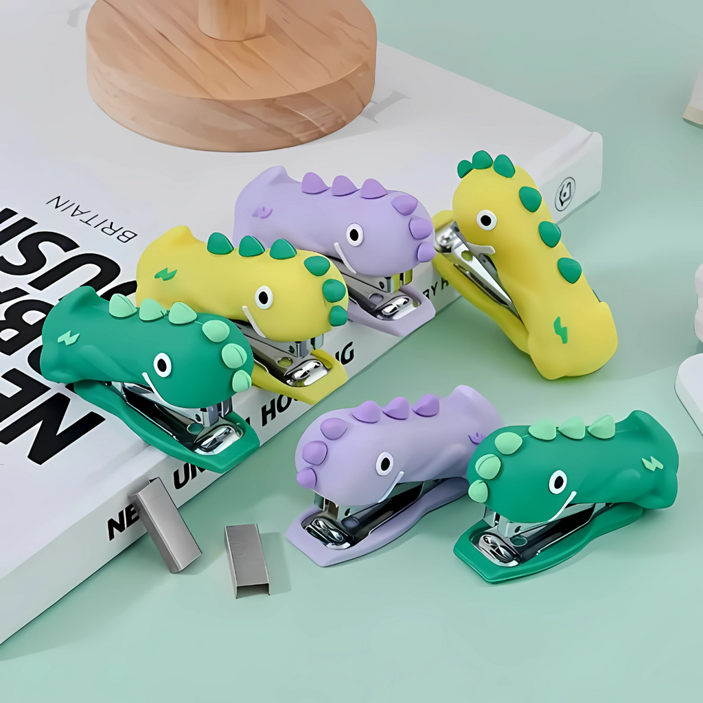 Mini agrafeuse adorable dino stapler Bureau prix tunisie