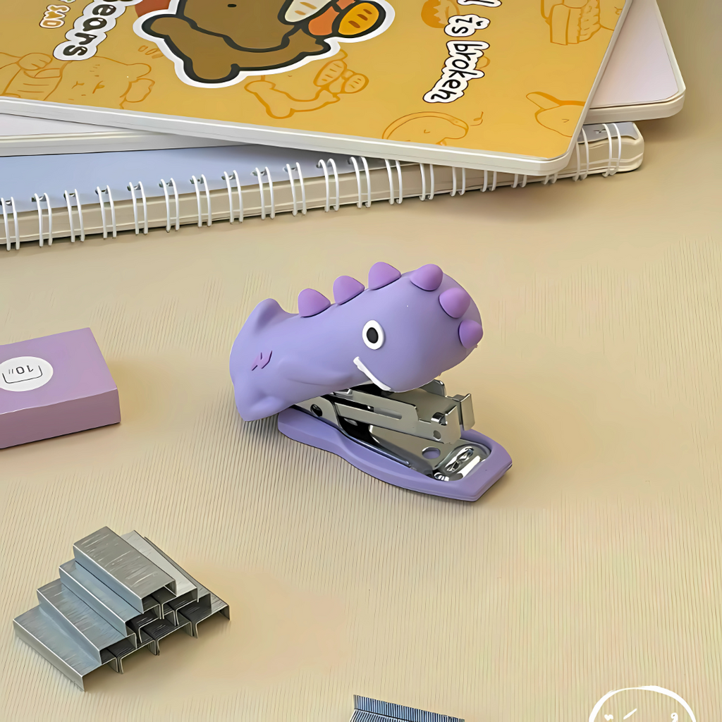 Mini agrafeuse adorable dino stapler Bureau prix tunisie