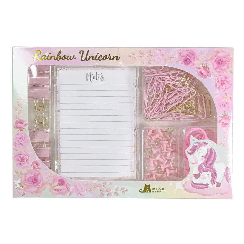 Set de papeterie Rainbow Unicorn – Violet Pastel Bureau prix tunisie