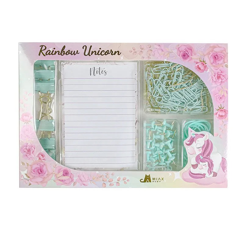 Set de papeterie Rainbow Unicorn – Violet Pastel Bureau prix tunisie