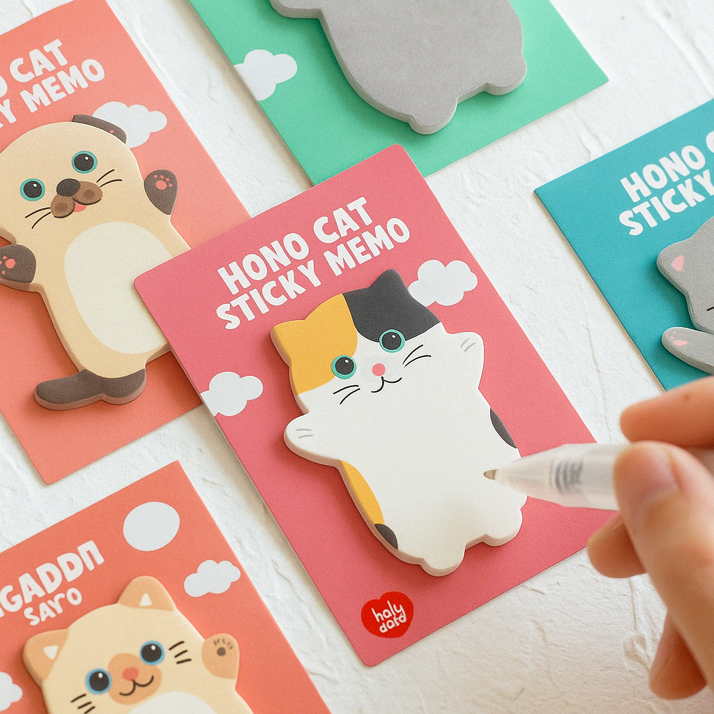 Stick Notes Autocollant Kawaii Série Chat 🐱 Bureau prix tunisie