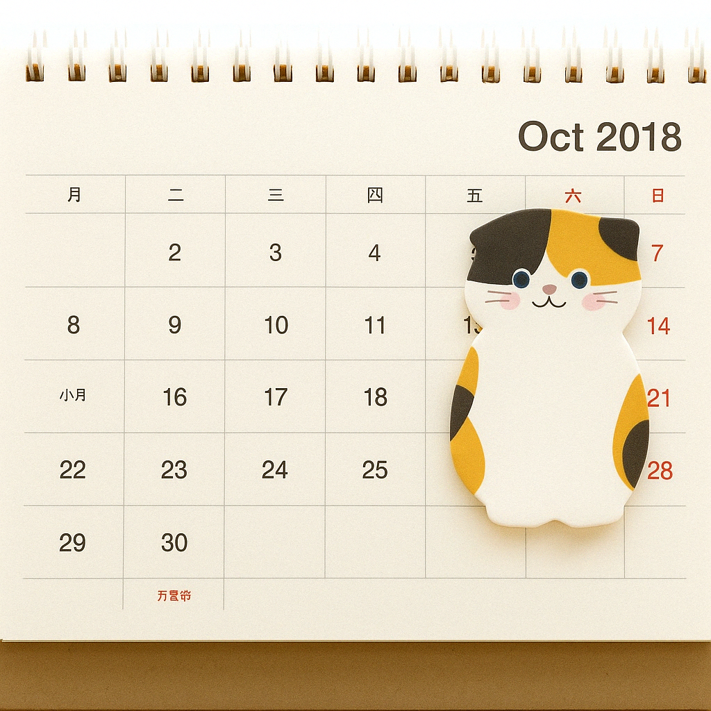 Stick Notes Autocollant Kawaii Série Chat 🐱 Bureau prix tunisie