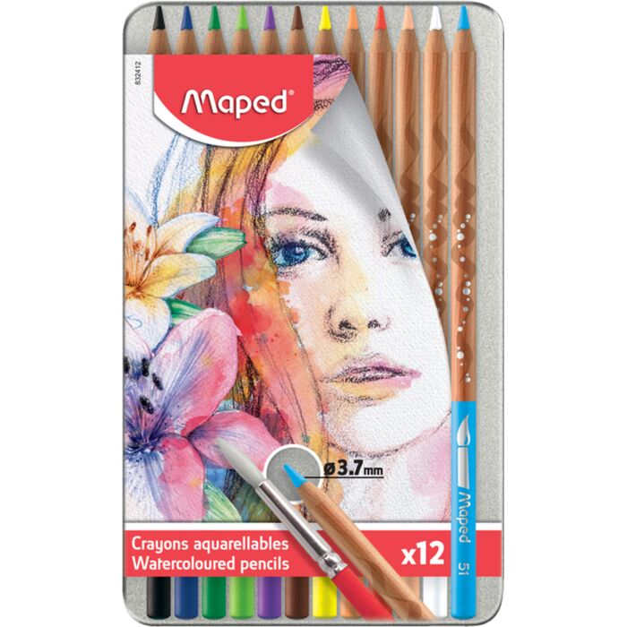 Giotto Colors 24 Crayons Triangulaires pour Dessin et Couleurs