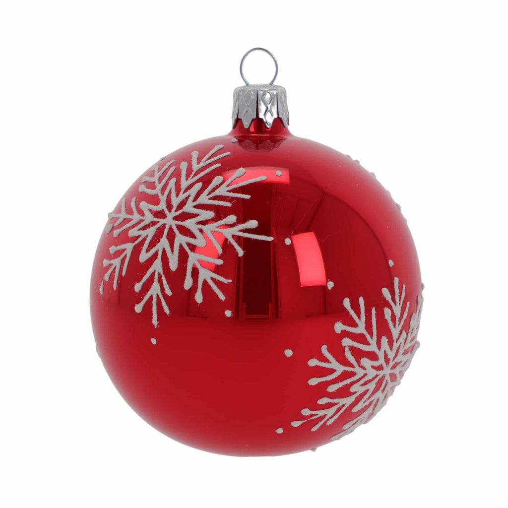 Boule de Noël Rouge (Boite 6) Décoration Noel prix tunisie