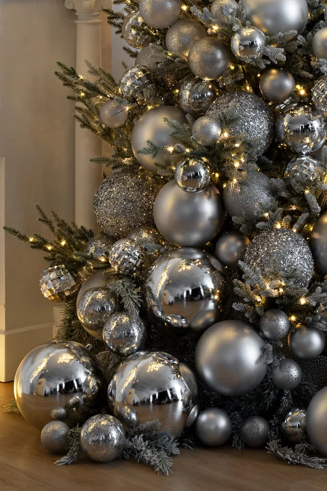 Lot De 6 Boules De Noël paillettes Décoration Noel prix tunisie