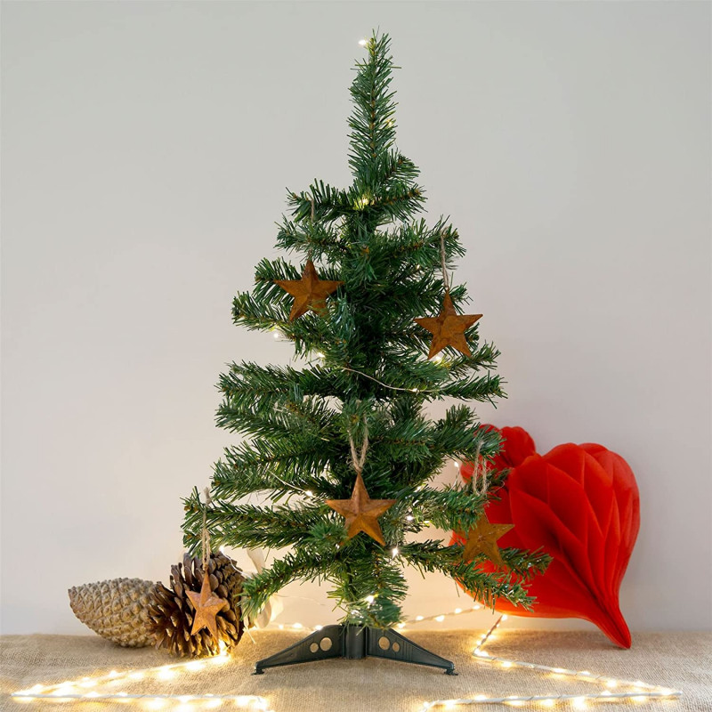 Sapin de Noël 60cm base plastique Décoration Noel prix tunisie