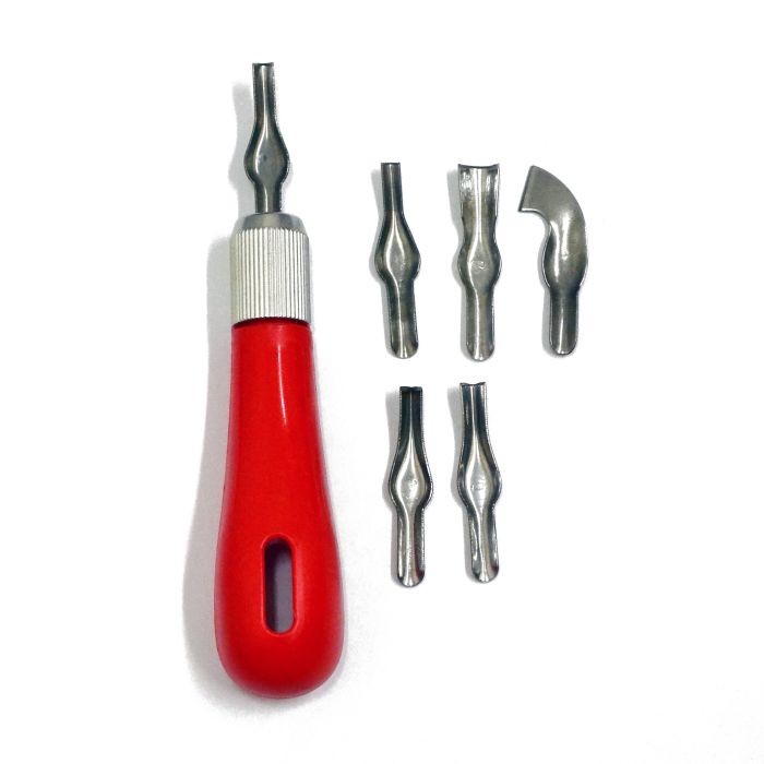 Outil pour linogravure - 6 gouges | Oneaday
