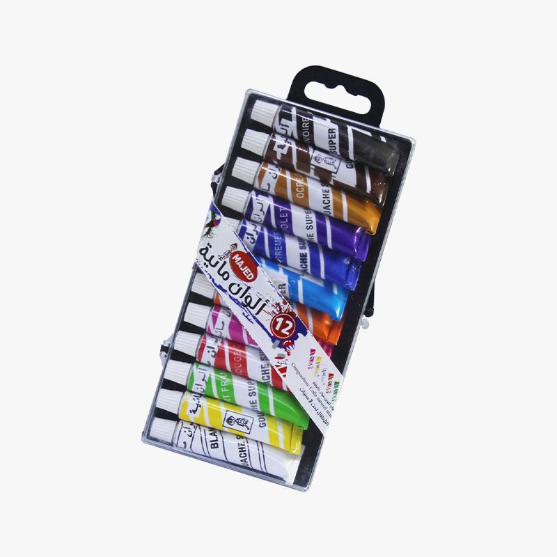 Boîte de 5 tubes de gouache + palette - Pébéo