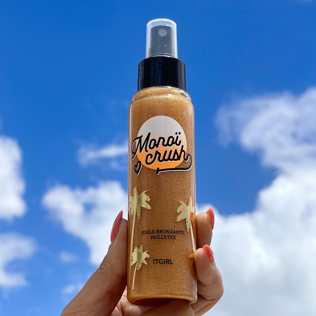 Pack Maxi Monoï Crush : Huile bronzante + Huile SPF50 + Sac Maxi beauty ITGIRL prix tunisie