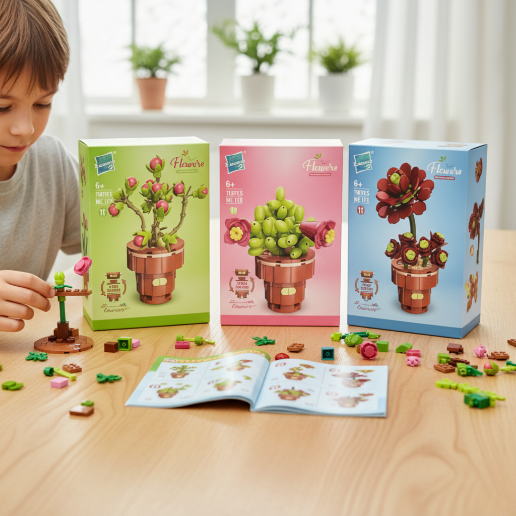 Puzzle en briques Décoratif - Cactus🌵🎍 jeux prix tunisie